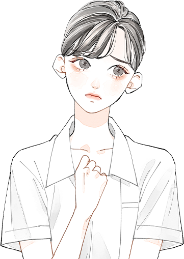 悩む看護師イラスト